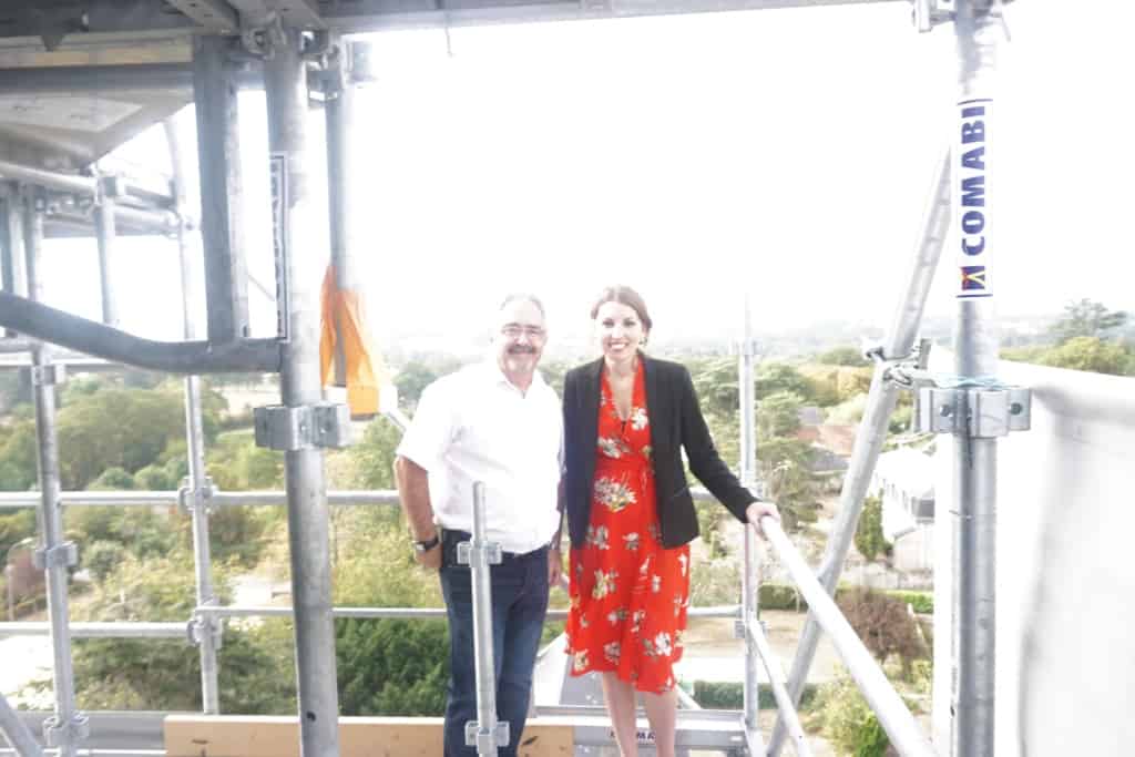 J'ai rencontré Monsieur Alain JOUANY, Maire de Saint-Sulpice-les-Feuilles et son équipe municipale.