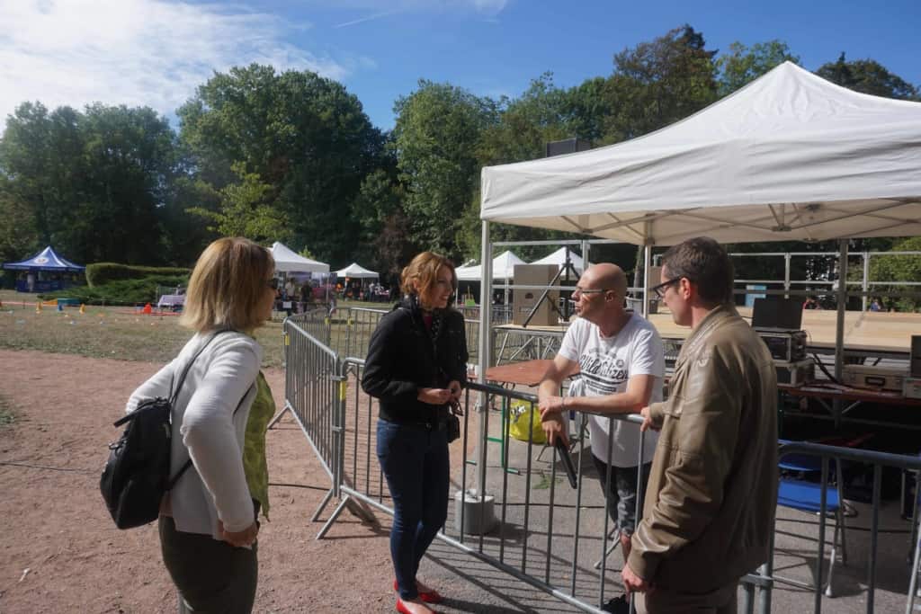 Présente cet après-midi à l'événement 
