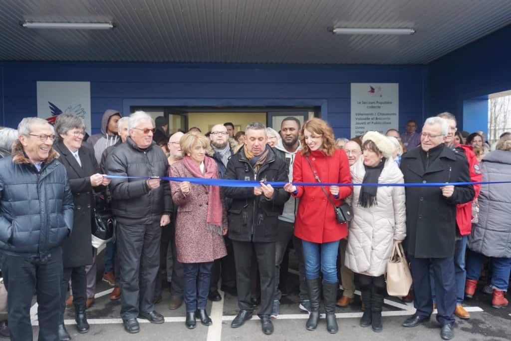 J'ai assisté aujourd'hui à l'inauguration des nouveaux locaux du Secours Populaire à Limoges.