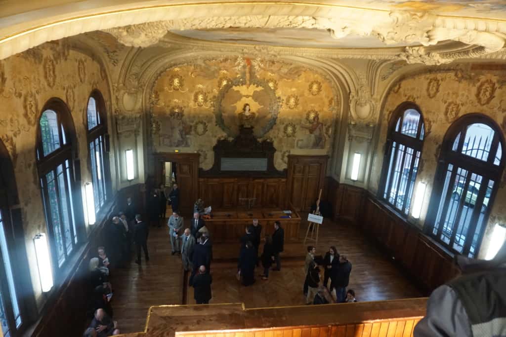J'ai assisté à l'inauguration de la salle 