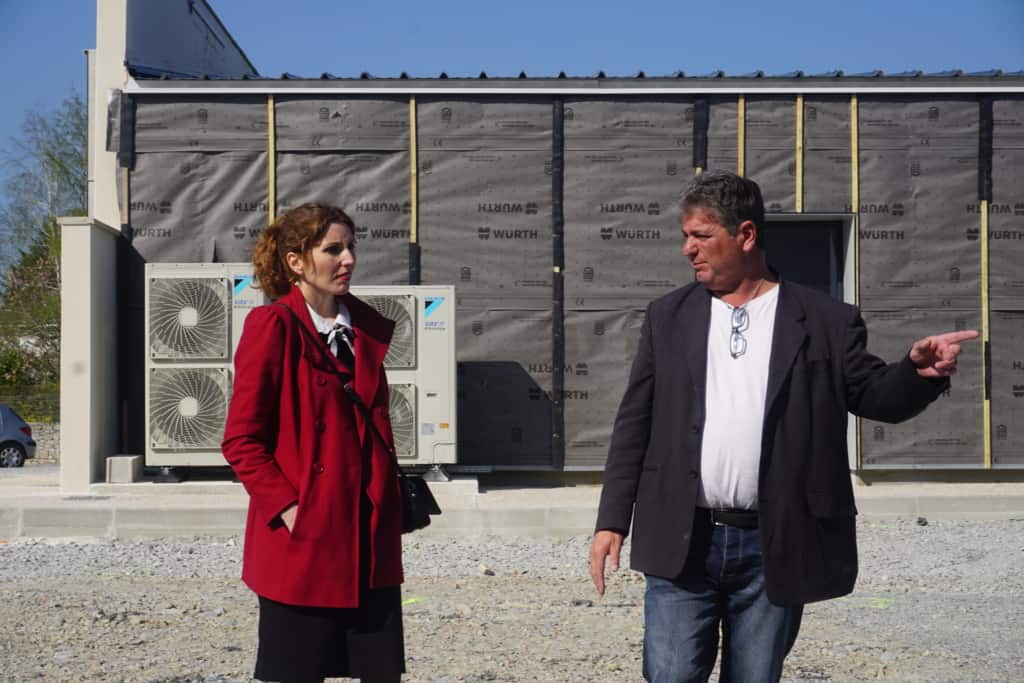 J'ai visité cet après-midi le chantier du Pôle de Santé de Châteauponsac : cette nouvelle infrastructure accueillera dans un seul et même lieu des activités médicales et para-médicales.