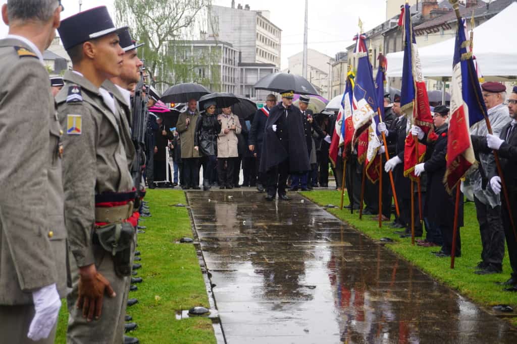 Cérémonie du 74ème anniversaire de la Victoire du 8 mai 1945, à Limoges.