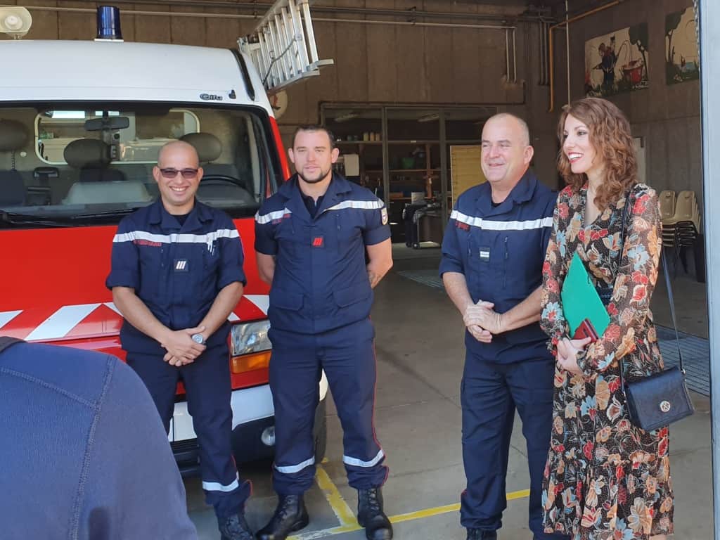 Rencontre avec les sapeurs-pompiers volontaires du centre d'incendie et de secours de Bellac.