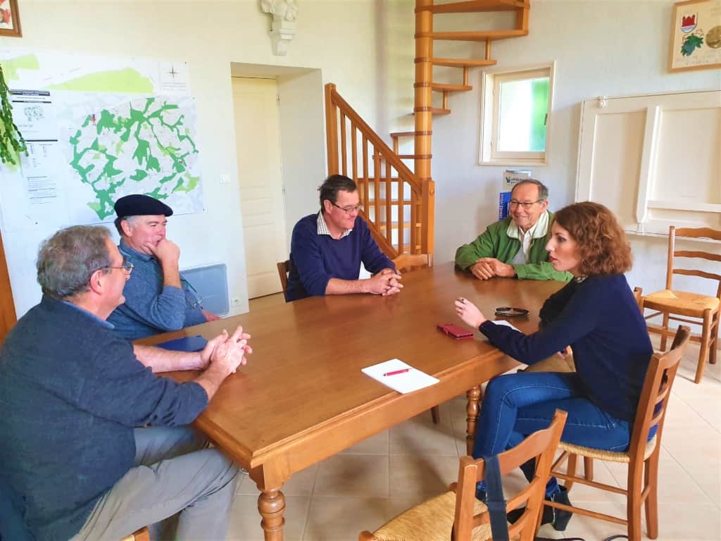Rencontre avec Monsieur le Maire de Saint-Martial-sur-Isop et son équipe municipale.