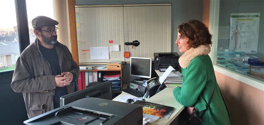 Visite du centre de secours d’Arnac-la-Poste avec le Capitaine Patrice Couret.