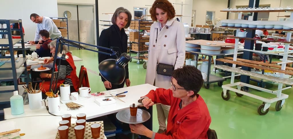 J'ai visité la manufacture de porcelaine Bernardaud à Limoges : premier fabricant et exportateur de porcelaine de table en France