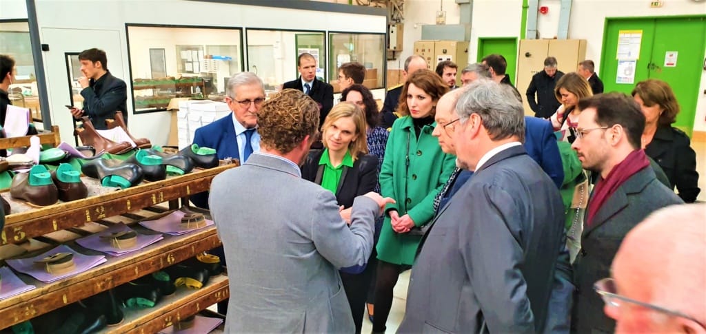 Visite des entreprises d'innovation et du Patrimoine Vivant à Limoges, avec Madame Agnès Pannier-Runacher, secrétaire d’Etat auprès du ministre de l’Economie et des Finances.