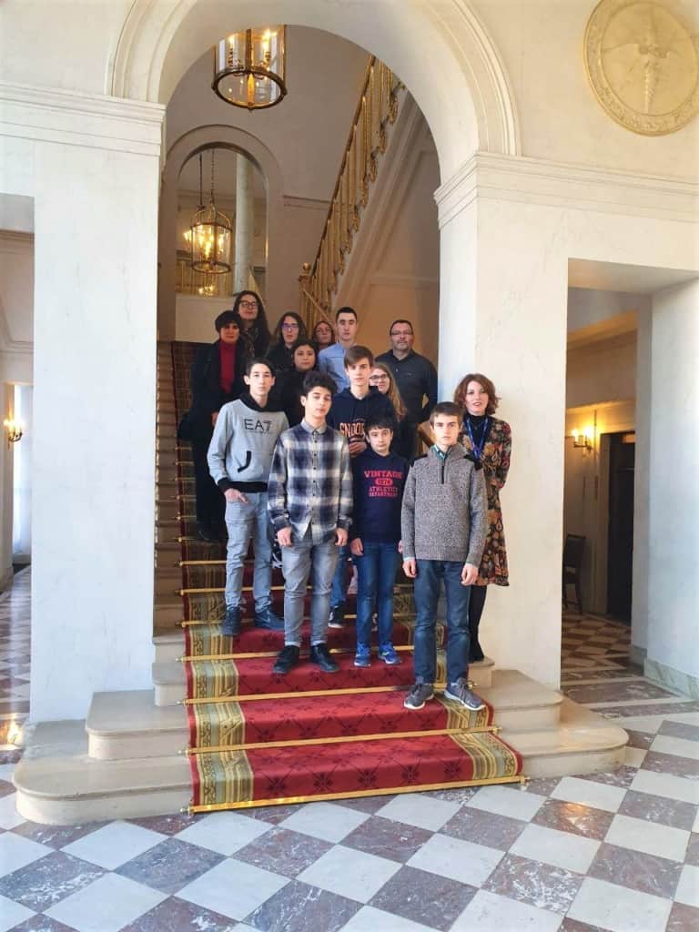 J'ai accompagné les élèves de la classe de SEGPA du colège Louis Jouvet de Bellac à l'occasion de leur visite du Palais de l'Elysée.