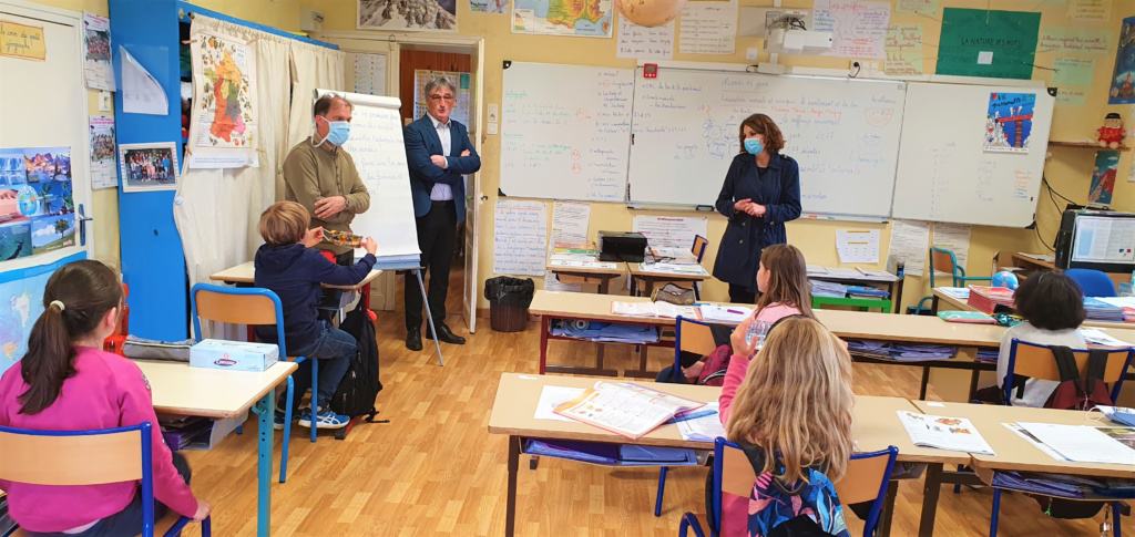 Visite de la commune de La Jonchère-Saint-Maurice avec Monsieur le Maire et son équipe municipale.