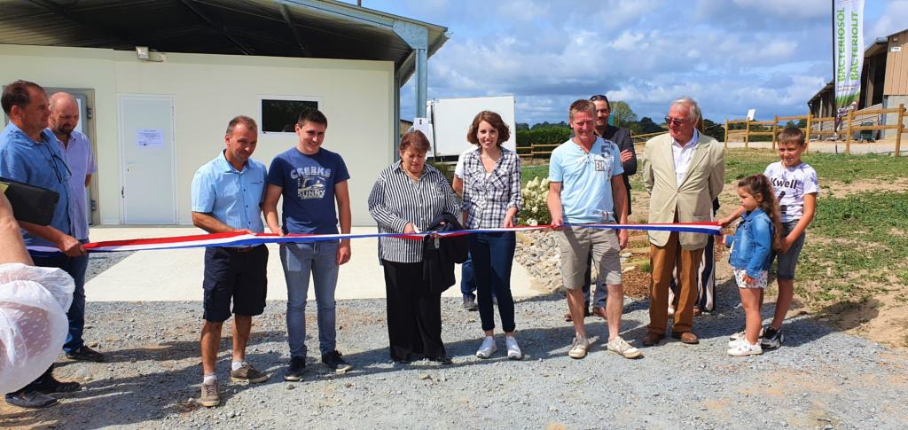 J'ai participé à l'inauguration de l’atelier de découpe et de vente directe de viande limousine au Gaec de Champagnat à Dompierre-les-Eglises.