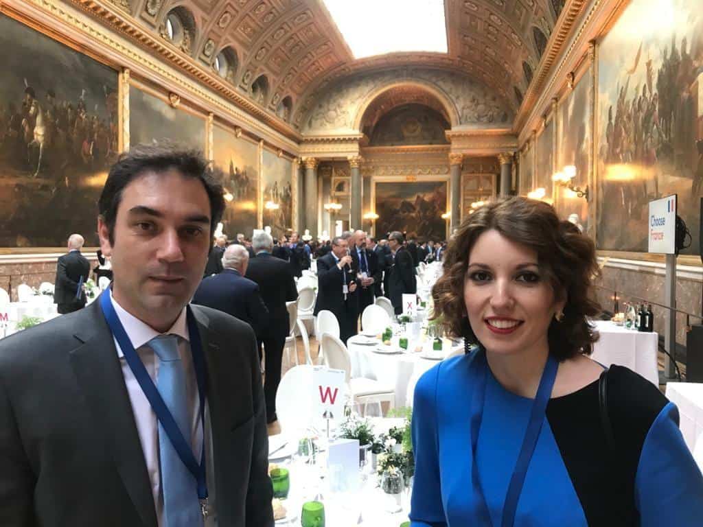 Présente au sommet Choose France à Versailles, pour représenter le projet R&D Hyperloop à Droux.