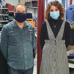 Rencontre avec Monsieur Jean-Luc Hoffmann, président des établissements Maillochon - Imajeans, à Saint-Sulpice-les-Feuilles.