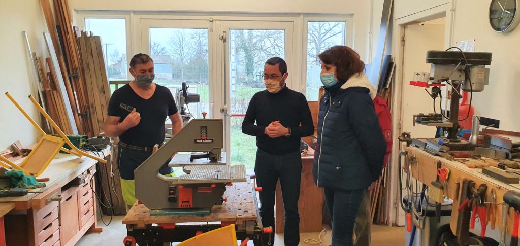 A Mailhac-sur-Benaize, pour visiter les locaux de l'association 