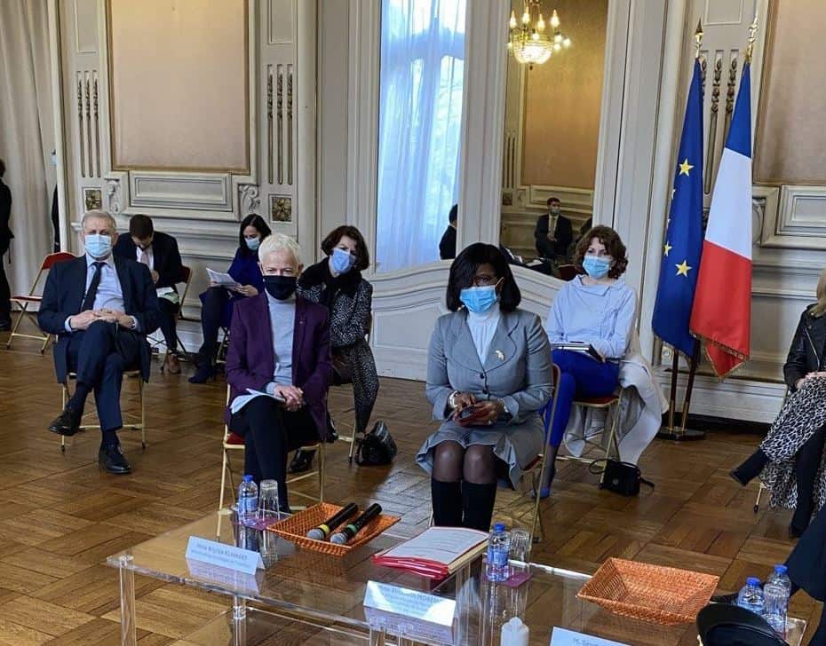 Visite de Brigitte Klinkert Ministre déléguée en charge de l’insertion, et d'Élisabeth Moreno, Ministre déléguée en charge de l’égalité entre les femmes et les hommes, de la diversité et de l’égalité des chances à Limoges.