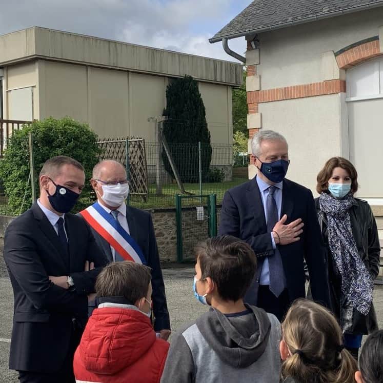 Visite ministérielle de Bruno Le Maire et Olivier Dussopt