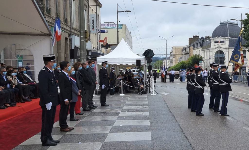 Cérémonie en l'honneur de la Fête Nationale à Limoges