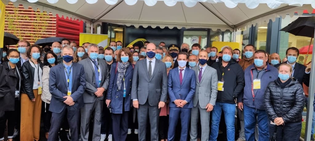 Inauguration du CIME de l'entreprise ORANO à Bessines-sur-Gartempe en présence de Monsieur le Premier Ministre.
